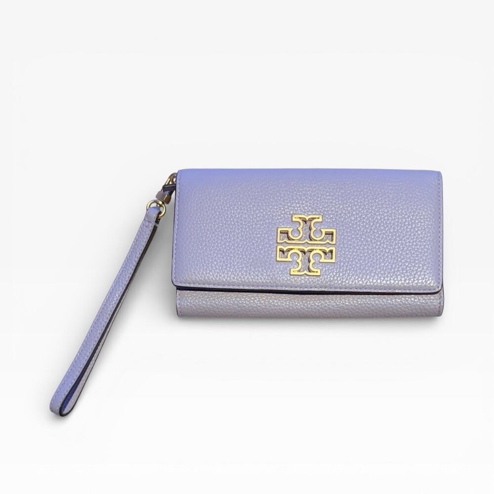 Tory Burch New Lavender & Gold Britten Smartphone Wallet - NWOT